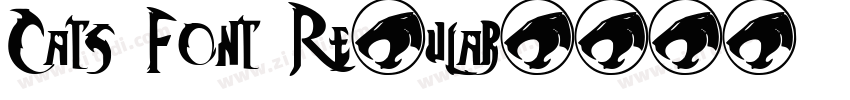 Cats Font Regular字体转换